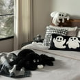 thumbnail image 5 of Phantoscope Happy Halloween Faux Fur Spider Shaped Throw Pillow, Black, 9 x 16 inch, 5 of 5