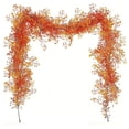 thumbnail image 1 of Yuarrent Guirnalda colgante de flores artificiales para decoración de bodas, fiestas de la cosecha, Halloween, vid de plástico Kits de decoración para fiestas naranja, 1 of 6