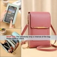 AntiTheft Leather Bag,Small Crossbody Cell Phone Purse Wallet for