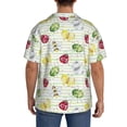 thumbnail image 3 of Fotbe Insects Camisa Estampada de Manga Corta para Hombre, Casual de Verano, Estilo Playero, Sin Arrugas-4X-Large, 3 of 5