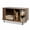 Walnut, variant on ICEELF 37.4'' Cat Litter Box Enclosure with Scratch Pad, Tambour Sliding Door, Hidden Cat House Furniture for Living Room, Entryway, Bedroom, Walnut