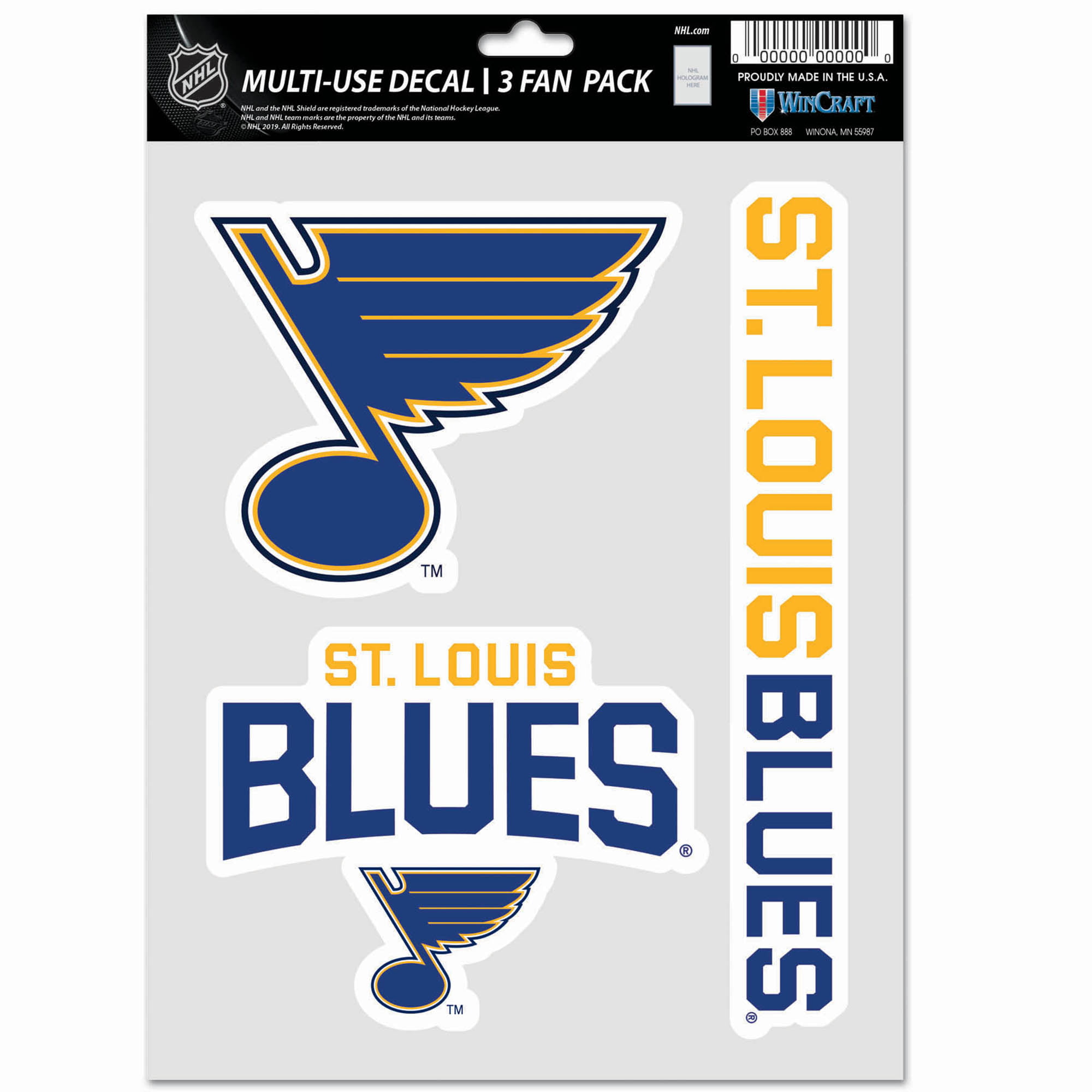 Louis Blues Sticker Decal S156 Hockey YOU CHOOSE SIZE St 