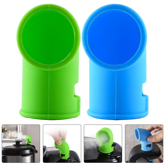 Supvox Silicone Pressure Cooker Accessories, Multi-Color, Universal Fit, Efficient Steam, 6Pcs