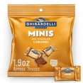 thumbnail image 2 of (3 pack) GHIRARDELLI Milk Chocolate Candy Minis with Caramel Filling, 1.9 oz Pouch, 2 of 14