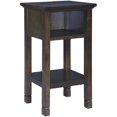 thumbnail image 1 of Ashley Marnville Storage End Table with USB Ports in Dark Brown, 1 of 4