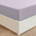 thumbnail image 7 of Mellanni Fitted Sheet with up to 16" Deep Pocket Soft Microfiber, 1 Piece Queen, Lavender, 7 of 7