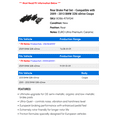 thumbnail image 2 of Rear Brake Pad Set - Compatible with 2009 - 2013 BMW 328i xDrive Coupe 2010 2011 2012, 2 of 2