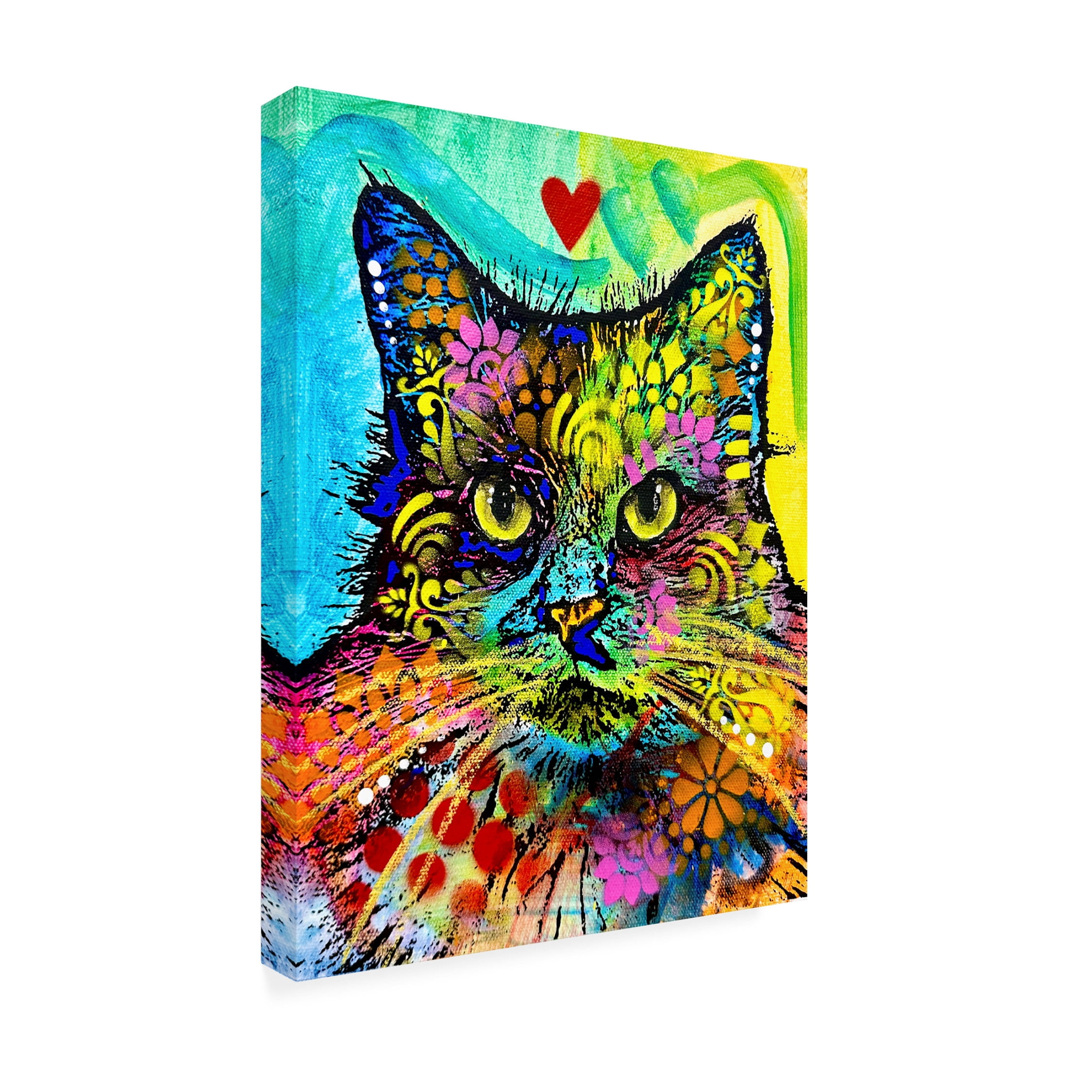 Canvas Wall Art - Dean Russo- Exclusive 'Burst' Wall Art for Living Room, Bedroom, or Office Décor by Trademark Fine Art - 18 x 24 Inches