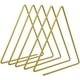 thumbnail image 4 of Organizador de archivos de escritorio triangular, revistero de escritorio, clasificador de archivos, estante de documentos de metal, organizador de estantería para oficina, escuela, hogar, dorado, 4 of 7