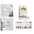 thumbnail image 4 of Pestillo de bloqueo de puerta de partición perfecl Cerradura indicadora de cerrojo, 4 of 8