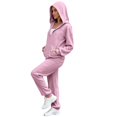 thumbnail image 6 of BILIKEYU Women's Two Piece Casual Jogger Sweatsuit, Womens Tops, Sweatsuits For Women, Long Sleeve Shirts For Women, 6 of 6