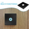 thumbnail image 3 of HONMEET 4Pcs Wall Plate For Light Switches Black Plastic Dustproof For Bedroom, 3 of 8
