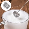 thumbnail image 2 of Coffee Astiller, Hand Aerator, Electric Whisk, Stainless Steel Blender Mixer for Latte, Matcha Kitchen Cooking Tools, 2 of 9