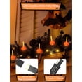 thumbnail image 3 of Guirnalda de luces para Halloween con forma de pallerina, diseño vintage, calabaza, 9.5 pies, 3 of 9