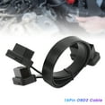thumbnail image 1 of Câble d'Extension OBD2, Taille Compacte 1 à 2 Câble de Diagnostic Portable pour Voitures de Test pour Automobile, 1 of 7
