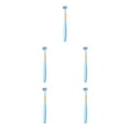 thumbnail image 3 of Youkk Childrens Three Sided Toothbrush Fun And Easy Cleaning With Super-fine Wire Diameter Deep Into U-shaped A22 Sky Blue Child 5Set, 3 of 6