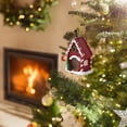 thumbnail image 4 of Adornos navideños, adornos navideños, regalos navideños, adornos navideños, adornos para el árbol de Navidad, galletas de resina, colgantes pequeños, regalos navideños, decoraciones amarillas para fes, 4 of 6