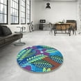 thumbnail image 3 of Ahgly Company Indoor Rectangle Patterned Mint Green Area Rugs, 4' x 6', 3 of 6