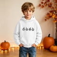 thumbnail image 6 of LEKWK Halloween Hoodies for Girls Cute Graphic Casual Drop Shoulder Sweatshirt Fall Winter Relaxed Fit Playwear with Pocket for Holiday Party 3-14Y, 6 of 9