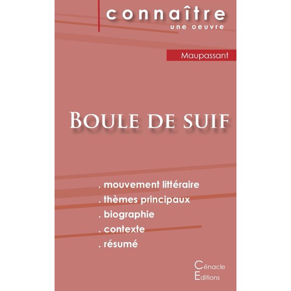 Fiche de lecture Boule de suif de Maupassant (Analyse littéraire de référence et résumé complet), (Paperback)