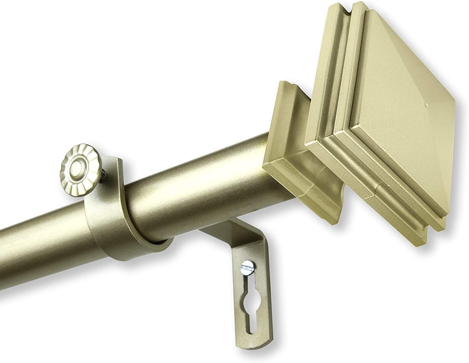 Wilson 1" dia. Curtain Rod 66-120 inches - Gold