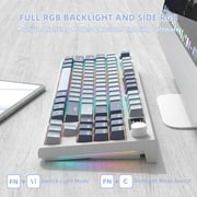 ATTACK SHARK K86 Wireless Mechanical Keyboard 75% with TFT Color Display & Knob Apex Pro TKL, 2.4G/Bluetooth/USB-C Wired RGB Backlit, Hot Swappable