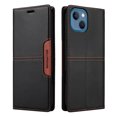 thumbnail image 3 of Compatible WIth iPhone 13 Wallet Case,Magnetic Closure,Flip Folding Kickstand,With Card Slots,[RFID Blocking],With Shoulder Strap&Lanyard,PU Leather+TPU Shockproof Anti-fall Phone Case,Black, 3 of 9