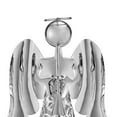 thumbnail image 3 of Decor Haute 9 Pouces Noël Angel Pré Éclairé Minuterie LED Table en Argent Decor, 3 of 5