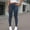 003 Blue, variant on Hvot&aat Women's High-Waisted Stretch Slim-Fitting Ankle-Length Denim Pants