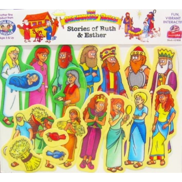 little folk visuals beginners bible ruth and esther precut flannel