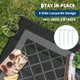 thumbnail image 6 of Outdoor Rug,Waterproof Reversible Outdoor Patio Rugs,Plastic Straw Floor Carpet,Modern Diamond Area Rug for RV, Patio, Backyard, Deck, Picnic, Beach, Trailer, Camping, 6 of 8