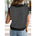 thumbnail image 4 of Summer Sweaters for Women 2025 V Neck Cap Sleeve Tops Sleeveless Clothes Sweater Vest Black XL, 4 of 6
