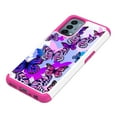 thumbnail image 3 of OnePlus Nord N200 5G color two in one all inclusive phone case protective case，butterfly, 3 of 5