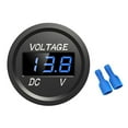 thumbnail image 2 of D1 Coche Motocicleta DC 12-24V Panel digital Voltímetro Medidor de voltaje (Azul), 2 of 7
