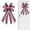 Multicolor-B, variant on 4th of July Patriotic Bow, Red White and Blue Decorative Wreath Bow for Front Door, Fireplace, Lantern, Farmhouse Independence Day Decor