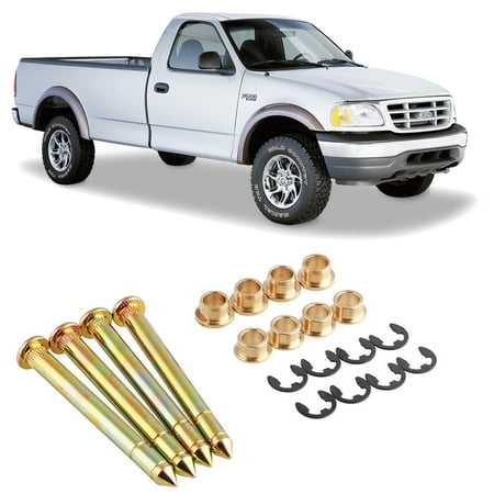 - Xotic Tech Door Hinge Pins Pin Bushing Two Doors Kit For Ford F150 F250 F350 Bronco 38410