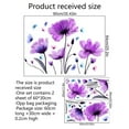 thumbnail image 6 of Gaint Removable 3D Nusery Flower Wall Decals DIY Romantic Purple Floral Wall Sticker Murals Flowers Art Decor for Kids Girls Teens Bedroom Office Living Room Home Wall Decoration, 6 of 6