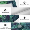 thumbnail image 6 of Tropical Plants Outdoor Rug for Patio/Deck/Porch, Non-Slip Large Area Rug 5 x 7 Ft, Summer Watercolor Teal Green Palm Leaves Indoor Outdoor Rugs Washable Area Rugs, Camping Rug Carpet Runner, 6 of 8