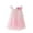 Pink, variant on QQAMB Toddler Girls Tulle Tutu Dress Flower Girls Long Gradient Colors Sundress
