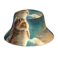 thumbnail image 1 of Balery Starry Sky Cloud Cute Rabbit Sombreros para el sol para hombre y mujer, sombrero de pescador con UPF 50+, 1 of 6