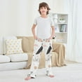 thumbnail image 6 of Cute House Pattern Pajama Pants Soft Lightweight Lounge Pants Bottoms Sleep Pants Warm Comfy, 6 of 9