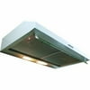 Yosemite Home Decor Builder Series 30" Metal Under Cabinet Hood in Silver