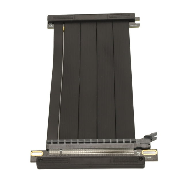 Cable De Extensión Para Tarjeta Gráfica, Cable Elevador PCIE4.0 X16 Plegable De 7,9 Pulgadas Plug And Play Doble Para RTX3090