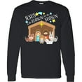 thumbnail image 3 of Inktastic Jesus is the Reason for the Season Christmas Nativity Long Sleeve T-Shirt, 3 of 5