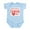 Sky Blue, variant on CafePress - Somebody In Canada Loves Me Infant Bodysuit - Baby Light Bodysuit, Size Newborn - 24 Months