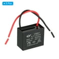 thumbnail image 3 of CBB61 Ceiling Fan Capacitor, 5Pcs 4uF 450V AC 50/60HZ with 2 Wires 39x30x31mm, 3 of 6
