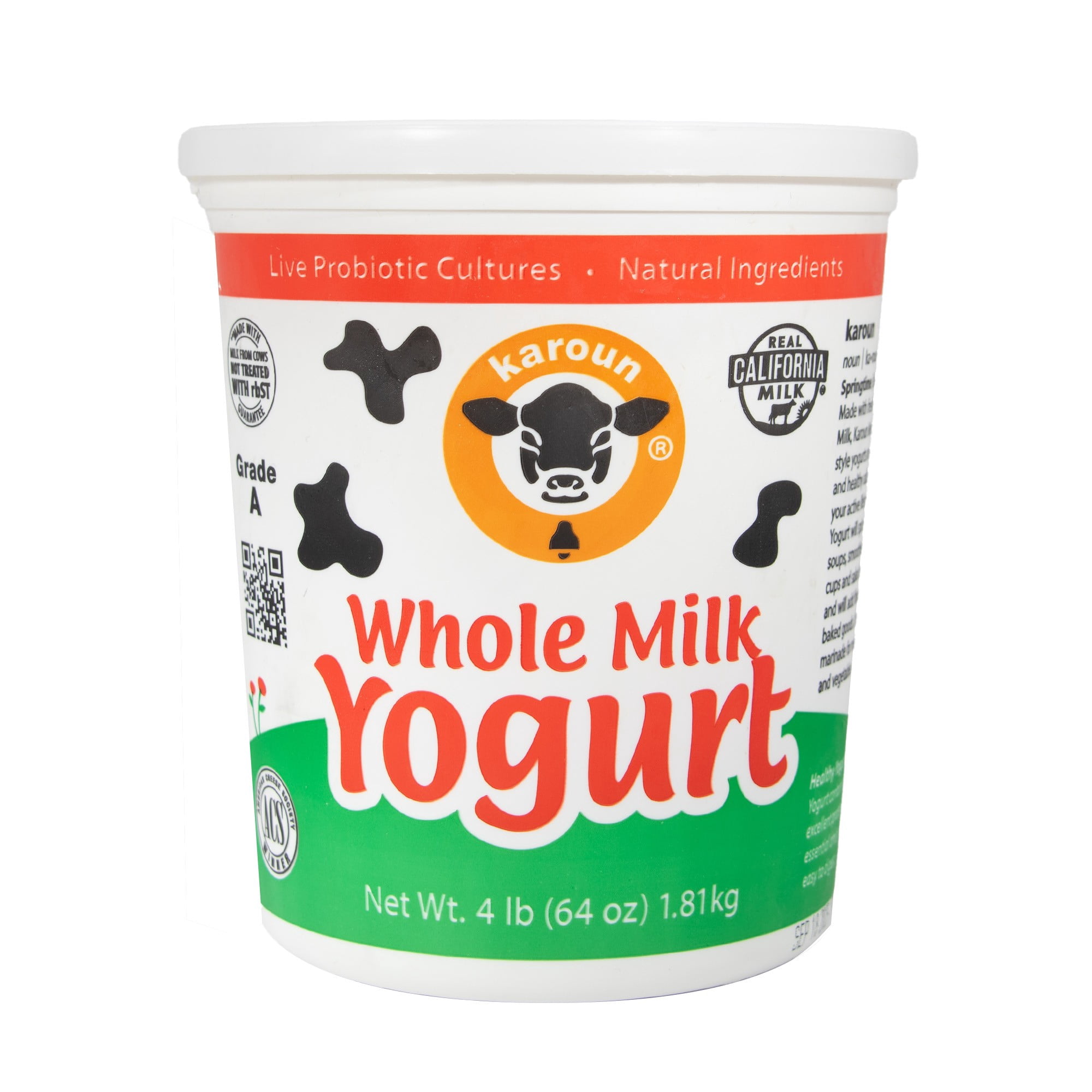 Karoun Whole Milk Yogurt, 64 Oz.