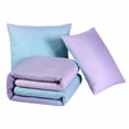 thumbnail image 5 of Heritage Club Kids Cool Ombre Seersucker Comforter Set , Full/Queen, Teal, Polyester, 5 of 6