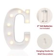 thumbnail image 2 of LED Marquee Letter Lights Sign, Light Up Alphabet Letter for Home Party Wedding Decoration C, 2 of 5