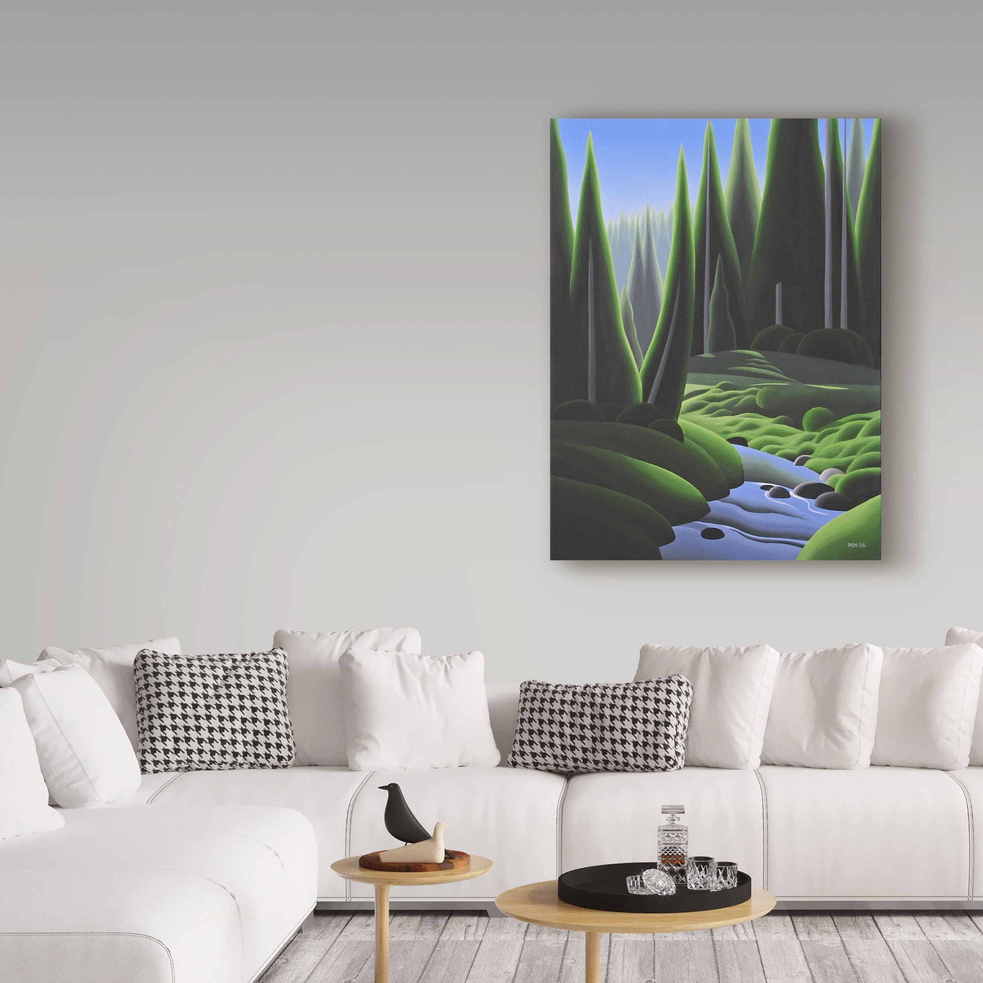 Trademark Fine Art 'Alpine Summer' Canvas Art by Ron Parker